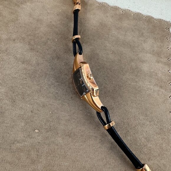 Gruen Curvex Swiss Quartz Dress Watch Women's Rose Gold Plated Luxury Watch - Picture 5 of 9